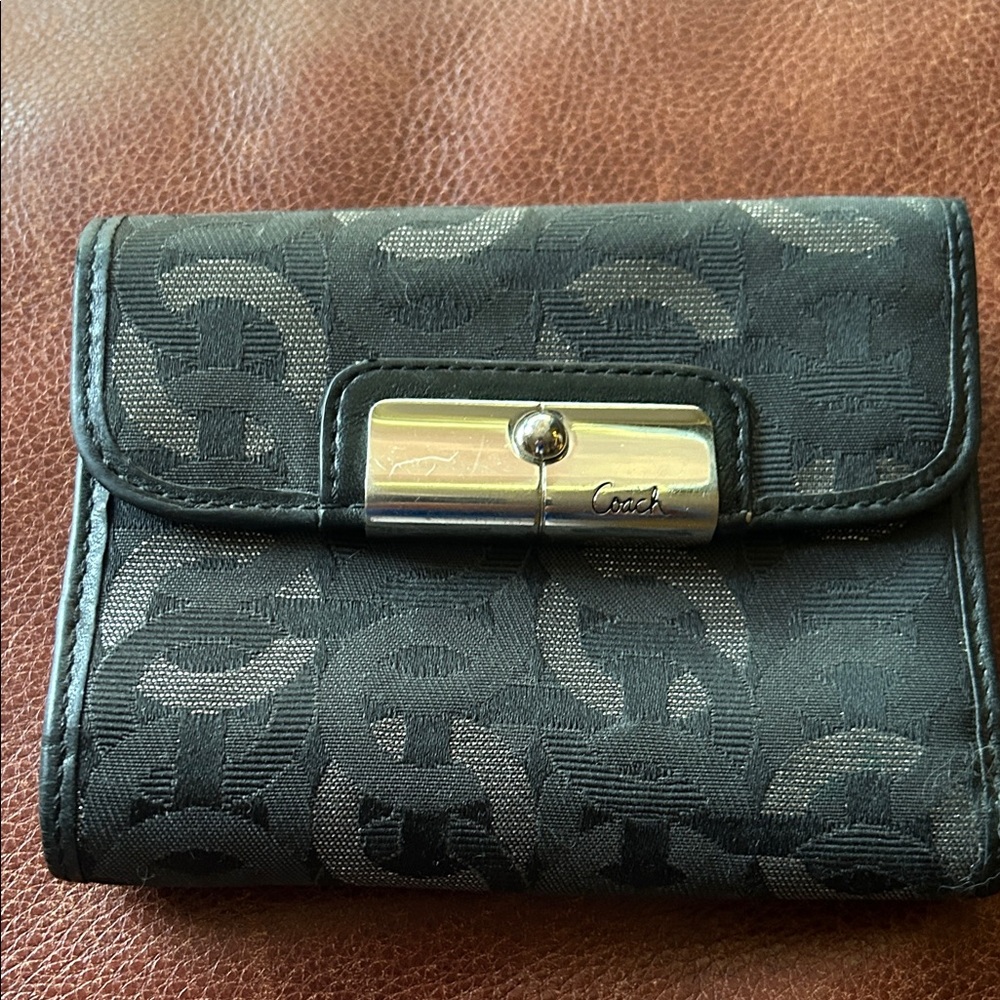 Coach Signature Tri-Fold Wallet